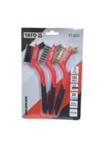 Juego Cepillos De Alambre Automotriz Yato