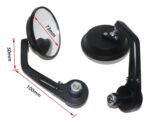 Espejos Para Moto Café Racer 22mm Redondos - Imagen 4