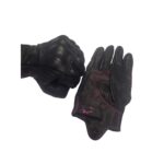 Guantes para Moto Cortos de cuero con perforaciones Touch Talla M