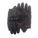 Guantes para Moto Cortos de cuero con perforaciones Touch Talla M - Imagen 3