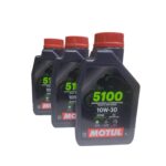 Pack 3L Aceite Moto Motul 10W 30 5100 Semi Sintético 4T