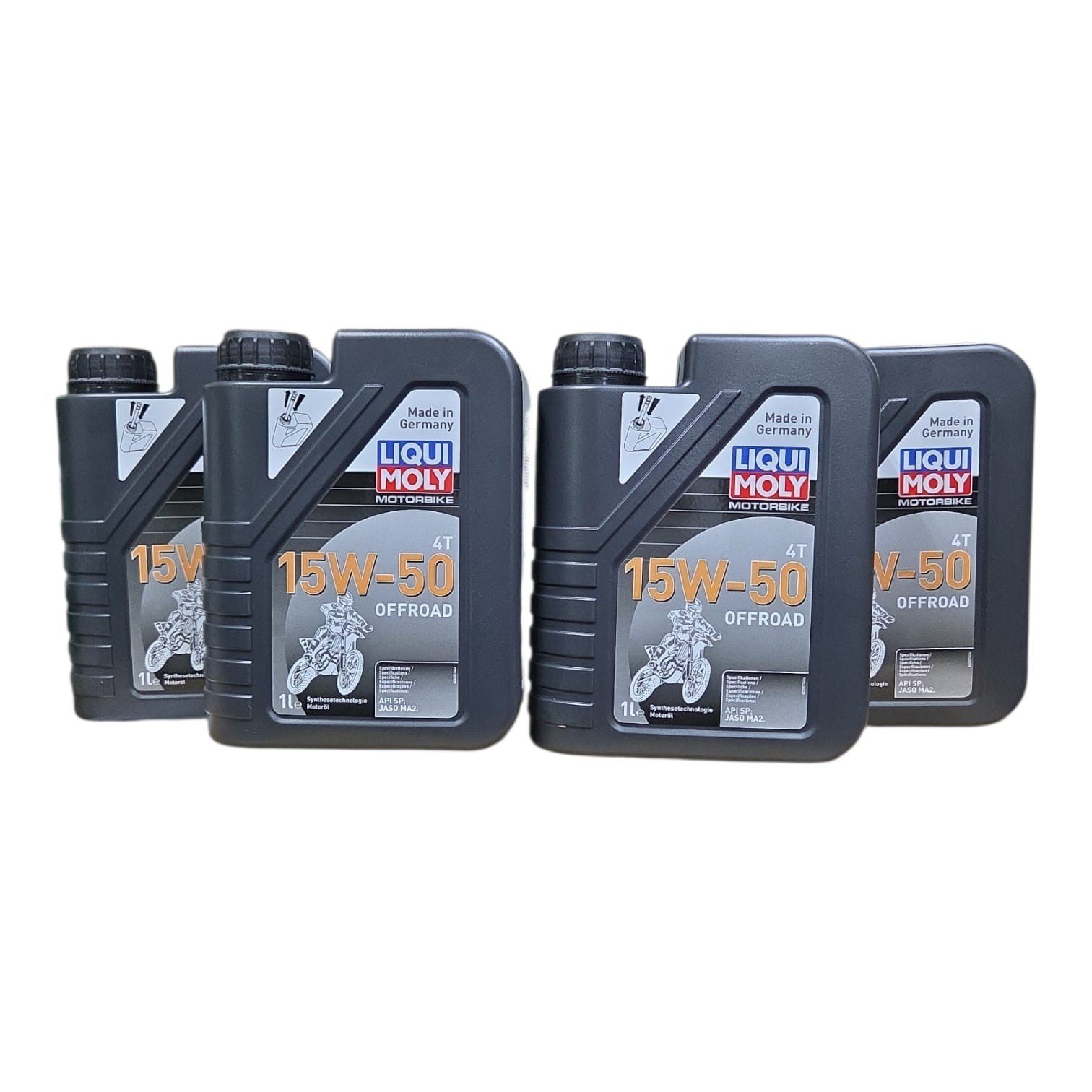 15W 50 SINTÉTICO LIQUI MOLY OFF ROAD (PACK 4 LITROS) Pack 4L Aceite Moto Liqui Moly 15W 50 OFF ROAD Sintético 4T - Imagen 1