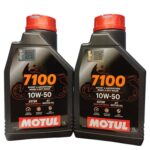 Pack 2L Aceite 10W50 Full Sintético Motul 7100