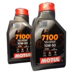 Pack 2L Aceite 10W50 Full Sintético Motul 7100 - Imagen 2